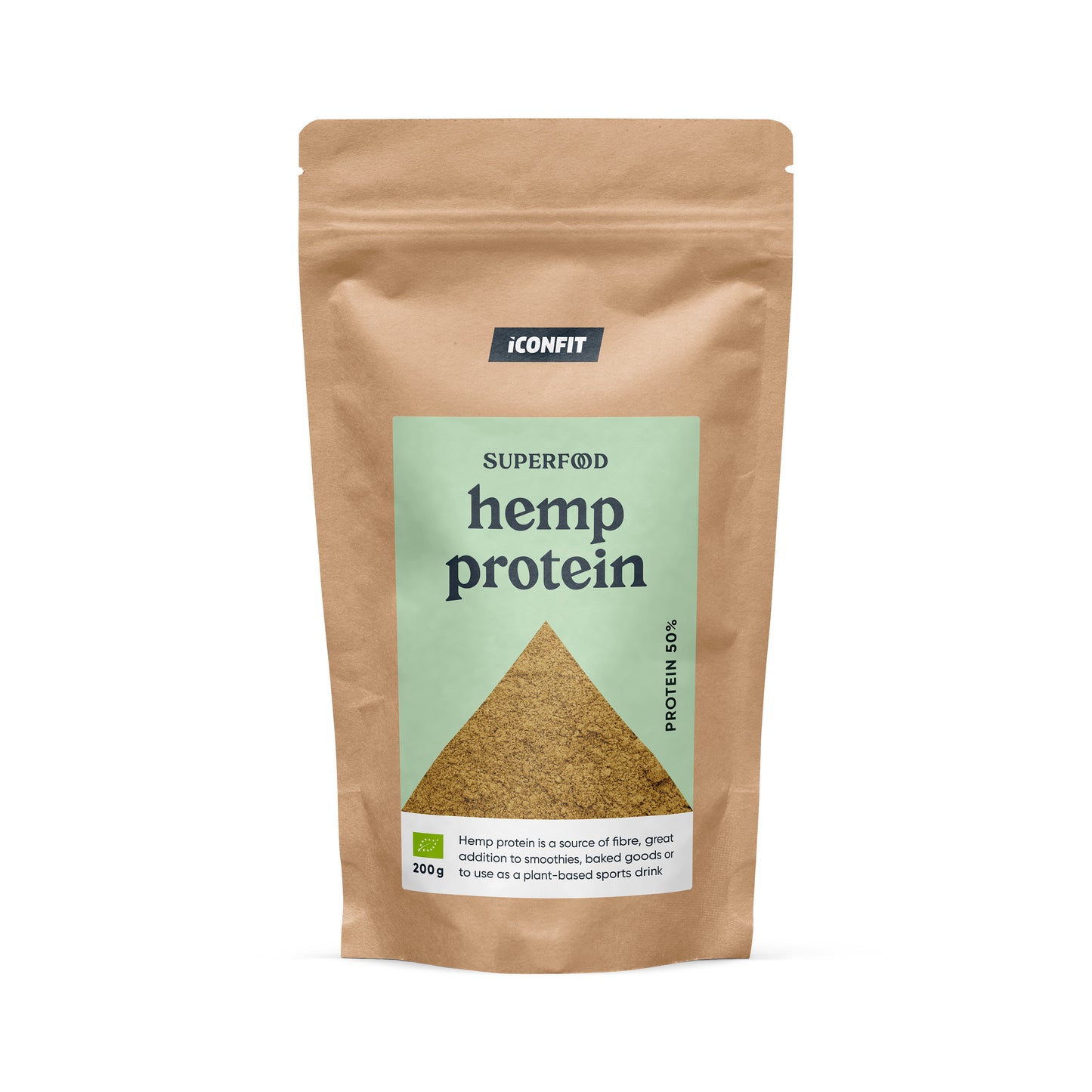 ICONFIT Ekologiški kanapių baltymai 50% 200 g