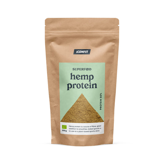 ICONFIT Ekologiški kanapių baltymai 50% 200 g