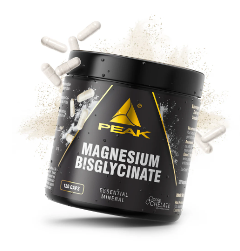 Peak Magnesium Bisglycinate in the white background
