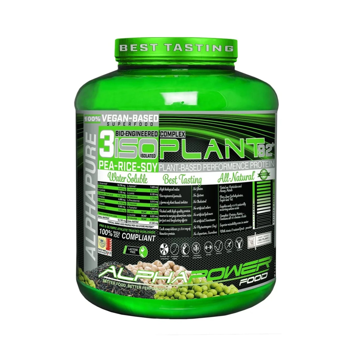 Veganiški baltymai 3ISO Plant VEGAN 2000 g